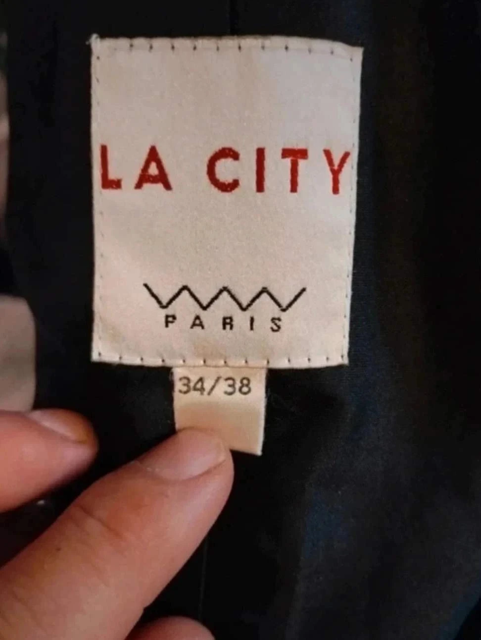 Veste pequenos quadrados preto e branco, La City T34/38 – photo 7